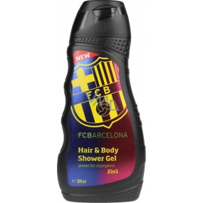 FC Barcelona 2 in 1 shower gel and shampoo 300 ml