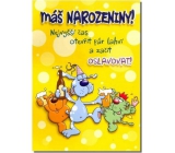 Albi Playing card in the envelope For birthday Goes the car Maxim Turbulenc goes 14.8 x 21 cm