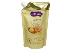 Luksja Creamy Honey & Oat Milk tekuté mýdlo náhradní náplň 400 ml