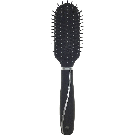 Hair brush oval 24 cm black 40450