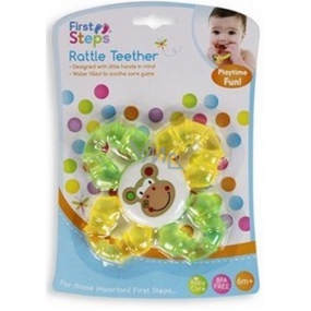 First Steps Rattle Teether Little Rat with Monkey Rattle