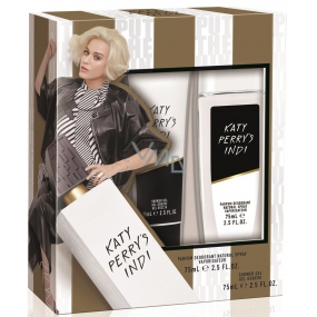 Katy Perry Katy Perrys Indi perfumed deodorant glass for women 75 ml + shower gel 75 ml, gift set