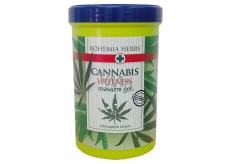Bohemia Gifts & Cosmetics Cannabis Konopný masážní gel s konopným olejem 380 ml