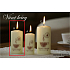 Lima Coffee - Coffee scented candle ivory cylinder 50 x 100 mm 1 piece