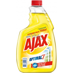 Ajax Optimal 7 Lemon Glass cleaner refill 750 ml