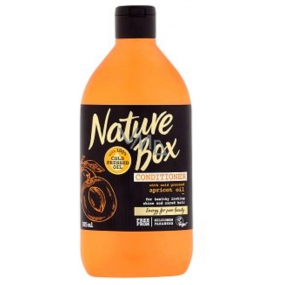 Nature Box Apricot Vitamin antioxidant rinse conditioner with 100% cold pressed oil, suitable for vegans 385 ml