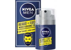 Nivea Men Beard + Face moisturizing gel for face and beard 50 ml