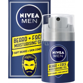 Nivea Men Beard + Face moisturizing gel for face and beard 50 ml