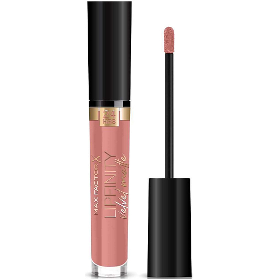 Max Factor Lipfinity Velvet Matte Lipstick liquid matte lipstick 015 Nude Silk 4 ml