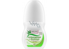 Bione Cosmetics Invisible for Black and White Green antiperspirant deodorant roll-on for women 80 ml