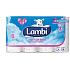 Lambi Hint of Pink toilet paper with pink print 3 ply 150 pieces of 8 rolls