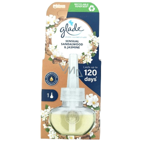Glade Electric Scented Oil Sensual Sandalwood & Jasmine liquid refill for electric air freshener 20 ml