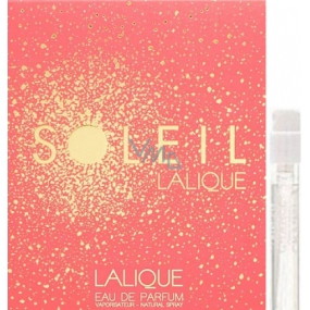 Lalique Soleil perfumed water for women 1.8 ml with spray, vial