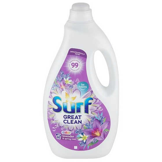 Surf Color Lavender & Spring Rose washing gel for coloured clothes 60 doses 3 l