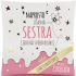 Nekupto Gift Center Belgian Milk Chocolate Amazing Sister 65 g
