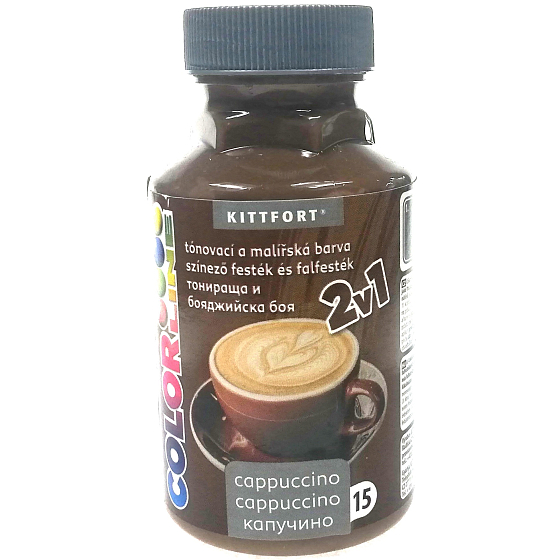 Kittfort Color Line 2in1 Liquid Tinting and Painting Color 15 Cappuccino 350 g