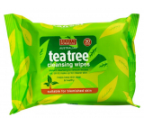 Beauty Formulas Tea tree cleansing wipes for the face 30 pieces