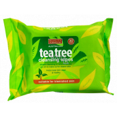 Beauty Formulas Tea tree cleansing wipes for the face 30 pieces