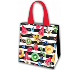 Laminated fruit shopping bag 34 x 34 x 22 cm