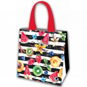 Laminated fruit shopping bag 34 x 34 x 22 cm