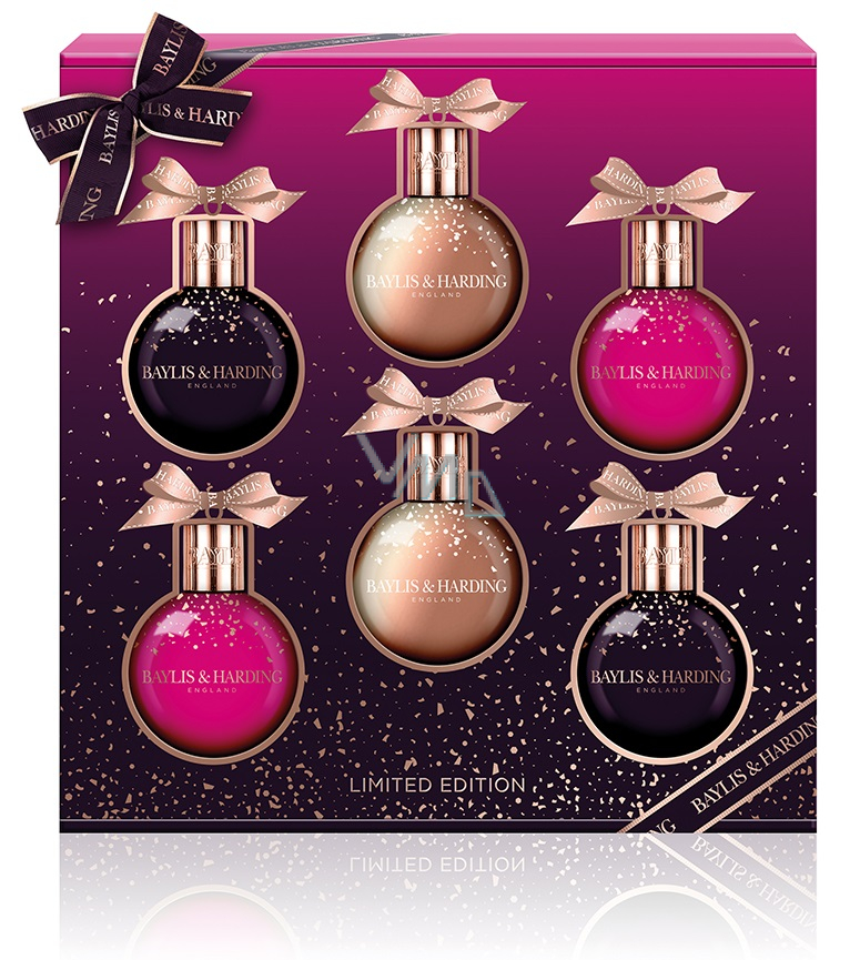 Baylis & Harding Fig and Pomegranate shower cream 2 x 100 ml + bath