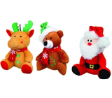 Trixie Christmas plush Santa, reindeer, bear 20 cm different types