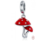 Charm Sterling silver 925 Toadstools, nature bracelet pendant