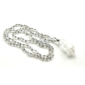 108 Mala Crystal necklace prayer jewelry, natural stone, handmade, stone of stones