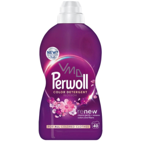 Perwoll Renew Blossom washing gel for coloured laundry, protection against loss of shape and preservation of colour intensity 40 doses 2 l