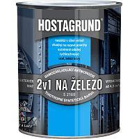 Hostagrund 2v1 S2160 basic and top coat for metal, 6200 gas yellow, 600 ml