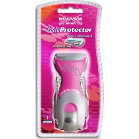 Wilkinson Lady Protector razor with 2 blades and 1 spare head