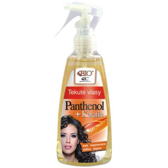 Bione Cosmetics Panthenol & Keratin liquid hair 155 ml spray pH 5.5
