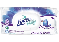 Linteo Baby Pure & Fresh vlhčené ubrousky pro děti 80 kusů