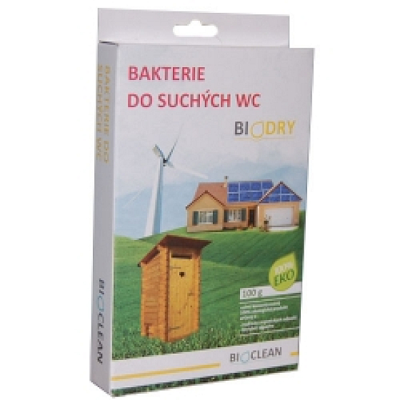 Biodry Bacteria and enzymes ecologically decompose organic matter in dry toilets, eliminating odor 100 g