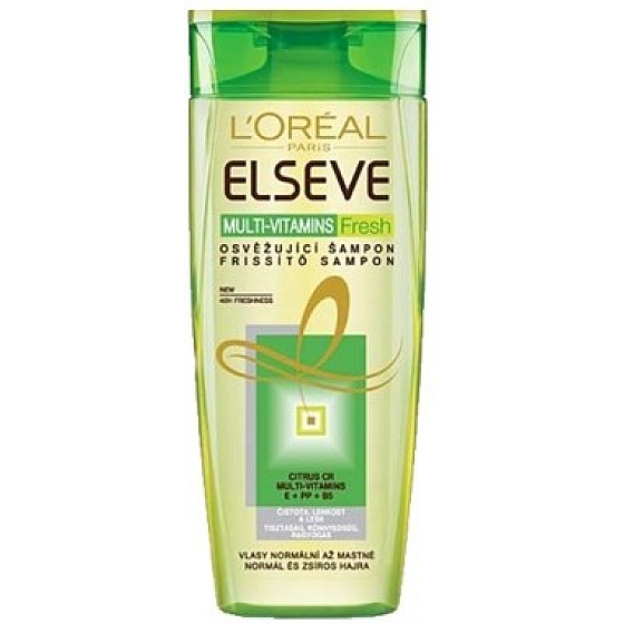 Loreal Paris Elseve Multi-Vitamins Fresh refreshing shampoo 250 ml
