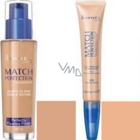 Rimmel London Match Perfection make-up 200 30 ml + concealer 030 7 ml