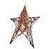 Wicker star with beads 27 cm
