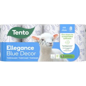 This Ellegance Cool Aqua perfumed toilet paper 3 ply 156 pieces 8 pieces