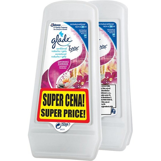 Glade Japanese garden gel air freshener 2 x 150 g