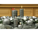 Lima Galaxy candle gray cylinder 70 x 150 mm 1 piece