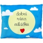 Albi Humorous pillow large Good morning / Good night 36 cm × 30 cm