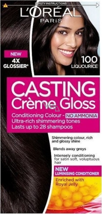 Loreal Paris Casting Creme Gloss Hair Color 100 Deep Black Vmd