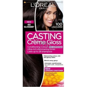 Loreal Paris Casting Creme Gloss hair color 100 dark black