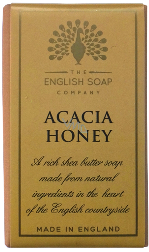 English Soap Acacia Honey Natural Perfumed Soap with Shea Butter 200 g