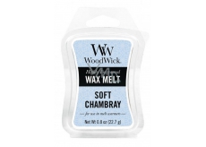 WoodWick Soft Chambray - Clean linen fragrant wax for aroma lamps 22.7 g