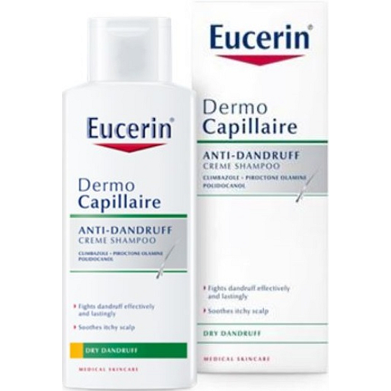 Eucerin DermoCapillaire anti-dandruff shampoo 2 x 250 ml, duopack