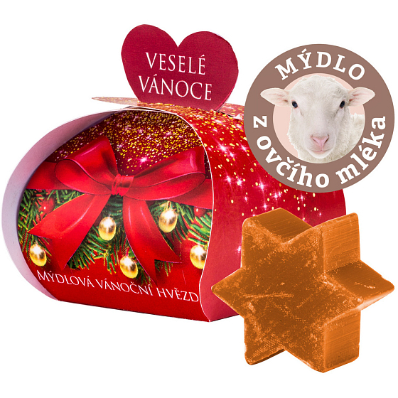My Poinsettia Cinnamon Sheep Milk Gift Soap 13 g