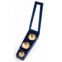 Tibetan bowl 3 pieces in a blue gift box