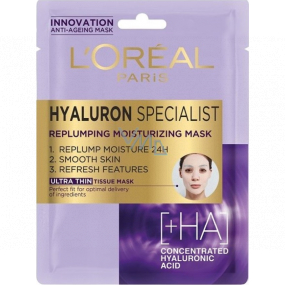 Loreal Paris Hyaluron Specialist moisturizing textile face mask 30 ml