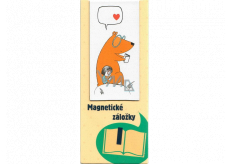 Albi Magnetic bookmark for the book Little Girl with a Bear 8.7 x 4.4 cm